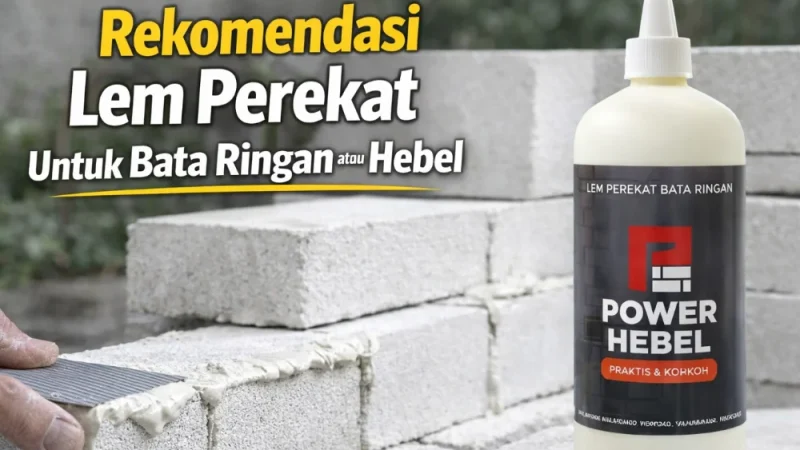 rekomendasi lem perekat bata ringan