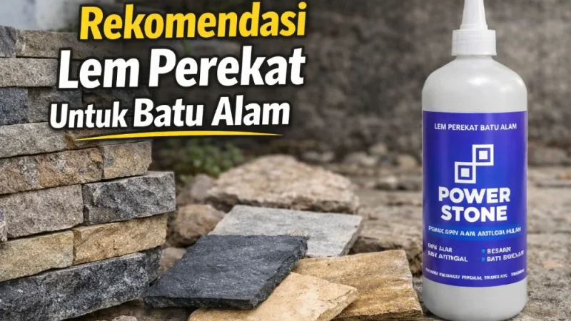 rekomendasi lem perekat batu alam