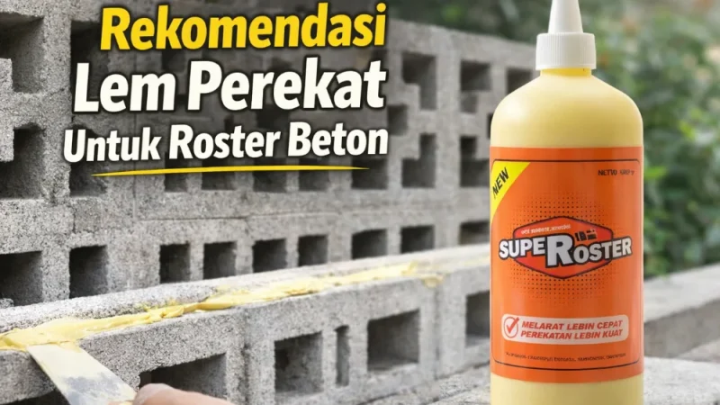 rekomendasi lem perekat roster